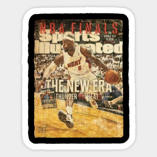 COVER SPORT - SPORT ILLUSTRATED - THE NEW ERA THUNDER VS HEAT Sticker